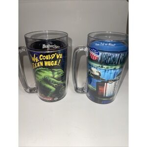 Vintage Anheuser-Busch Budweiser Lizards‎ Frog 1995 1997 Plastic Mug 90s Beer